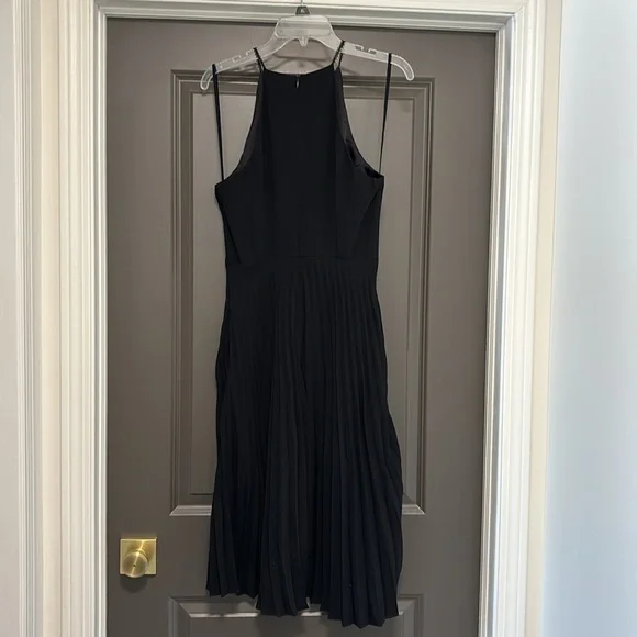 Line + Dot black pleated dress M - Picture 3 of 8